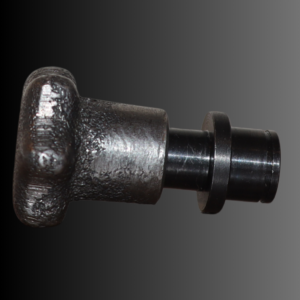 1/4"-20 Cast Iron Knob w/ Steel Shaft and Collet