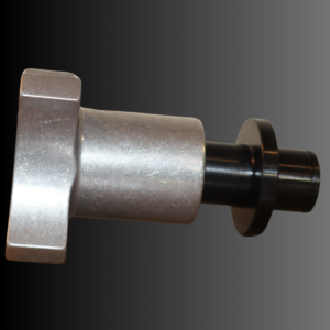 1/2"-13 Alum. Knob w/ Steel Shaft and Collet