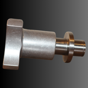 1/2"-13 Alum. Knob w/ S. Steel Shaft and Collet